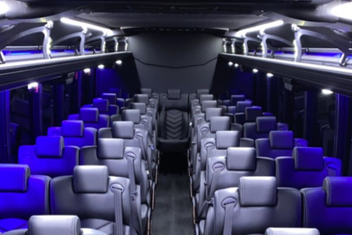 Montgomery Charter Bus Interior