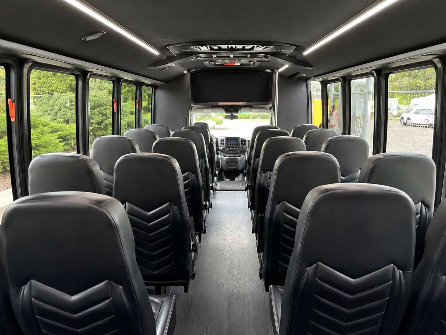 15 passenger minibus inside