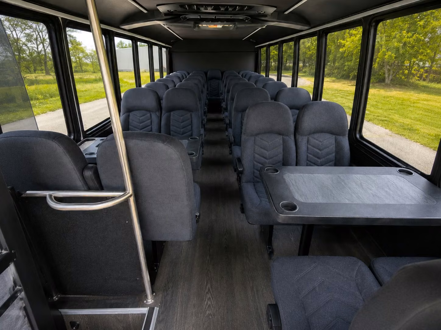 18 passenger minibus interior