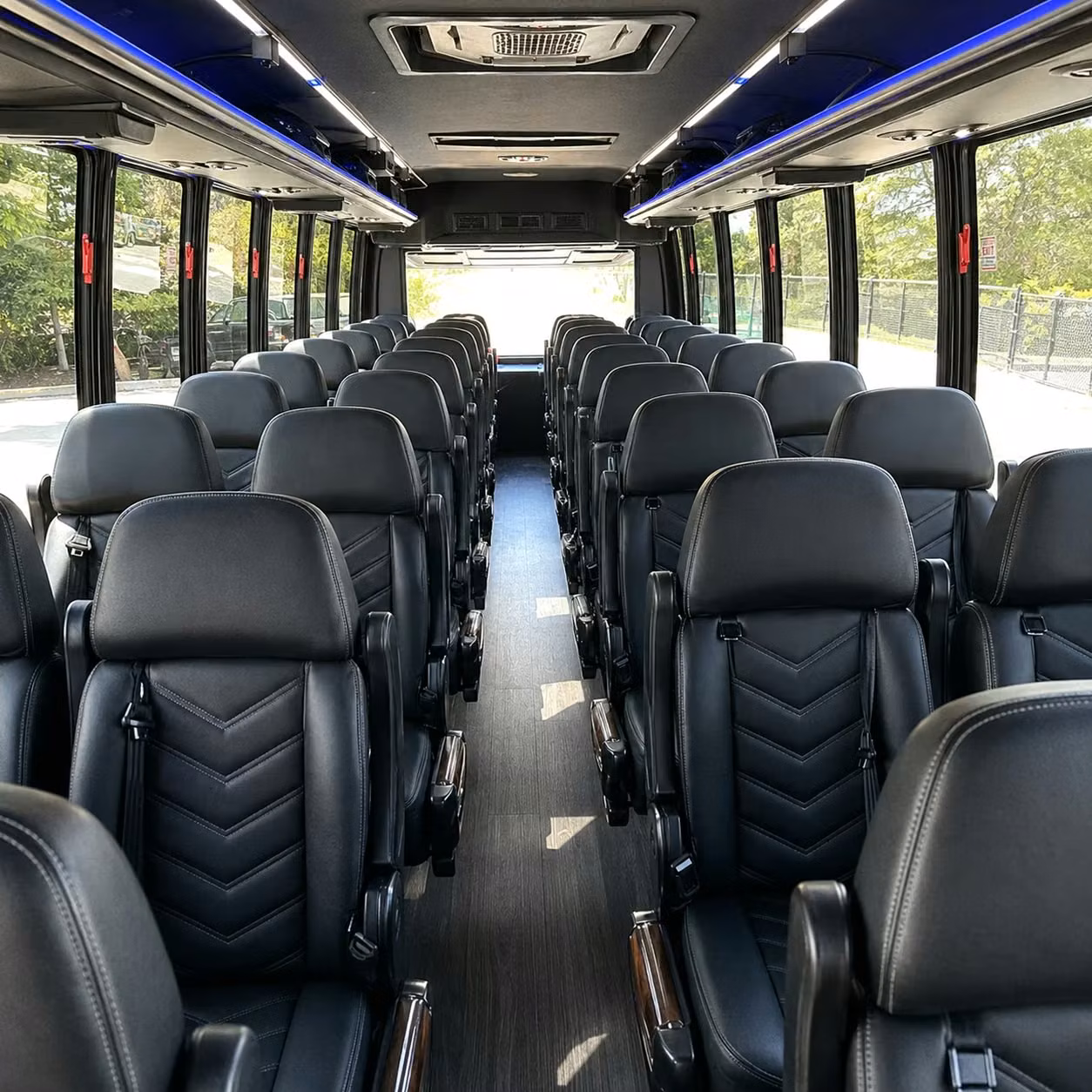 25 passenger minibus interior
