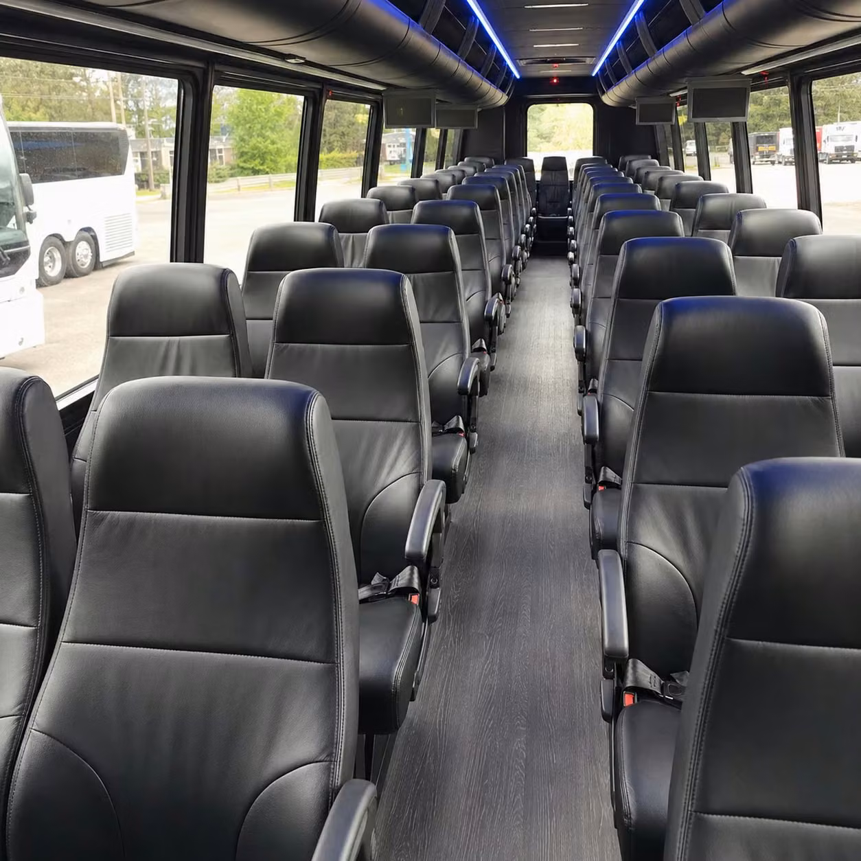28 passenger minibus interior