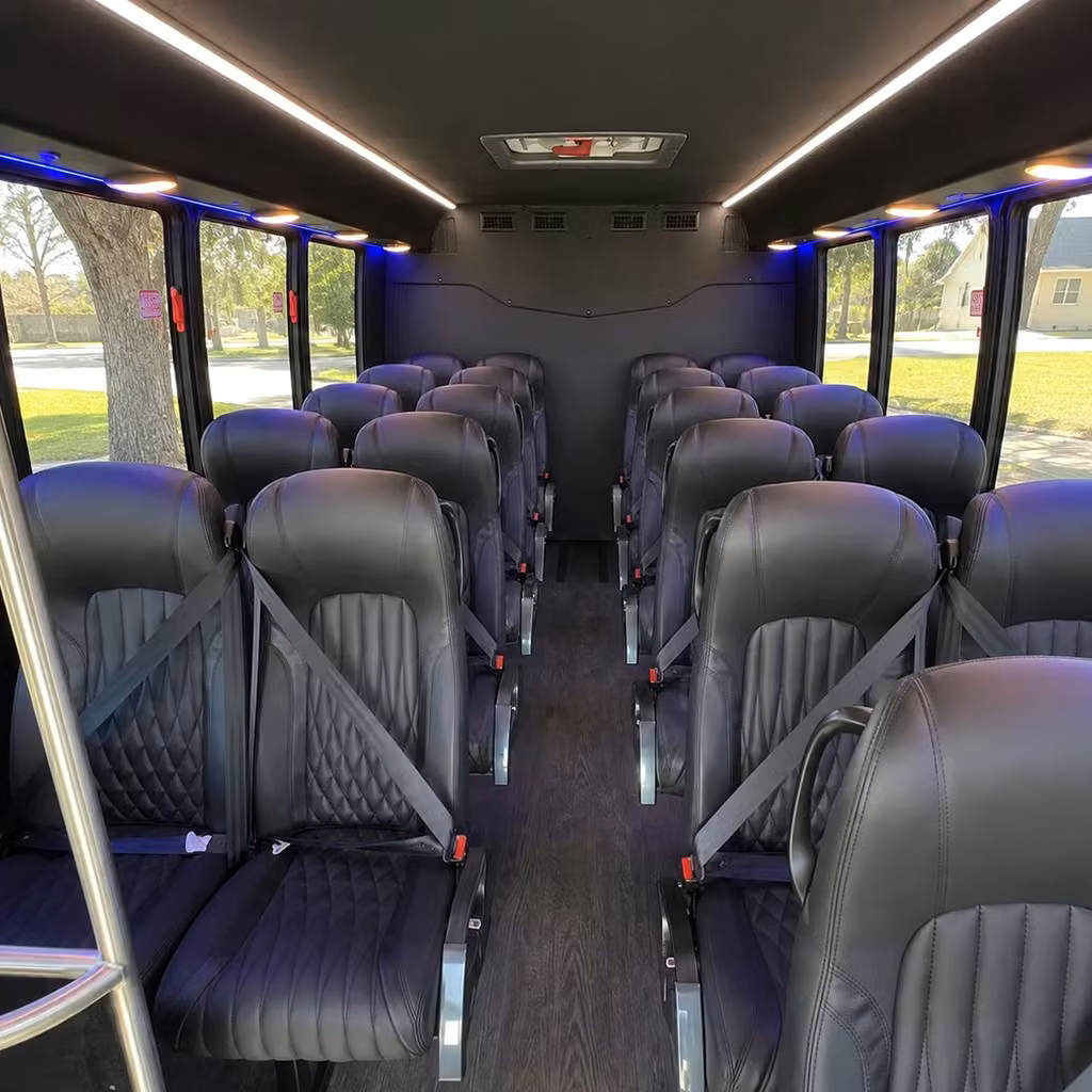 30 passenger minibus interior