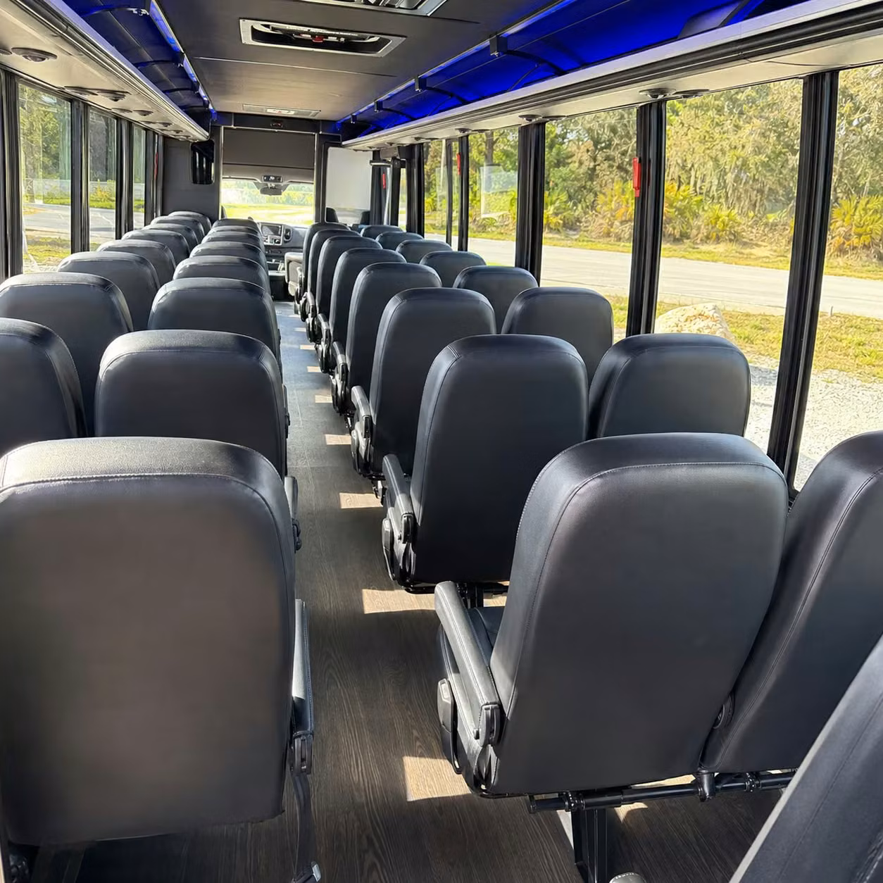 35 passenger minibus inside