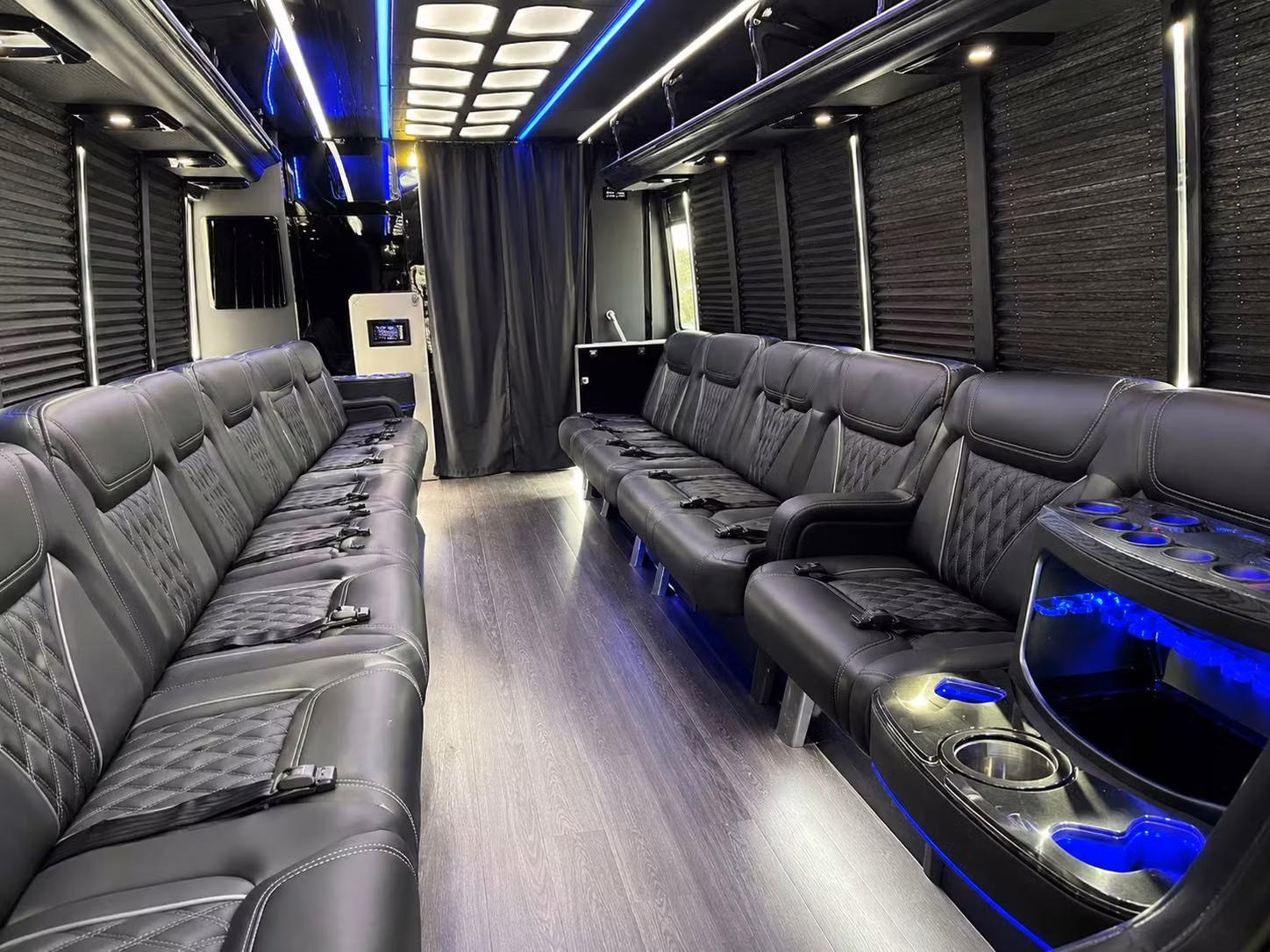 bachelorette party bus rentals through montgomery s best nightlife