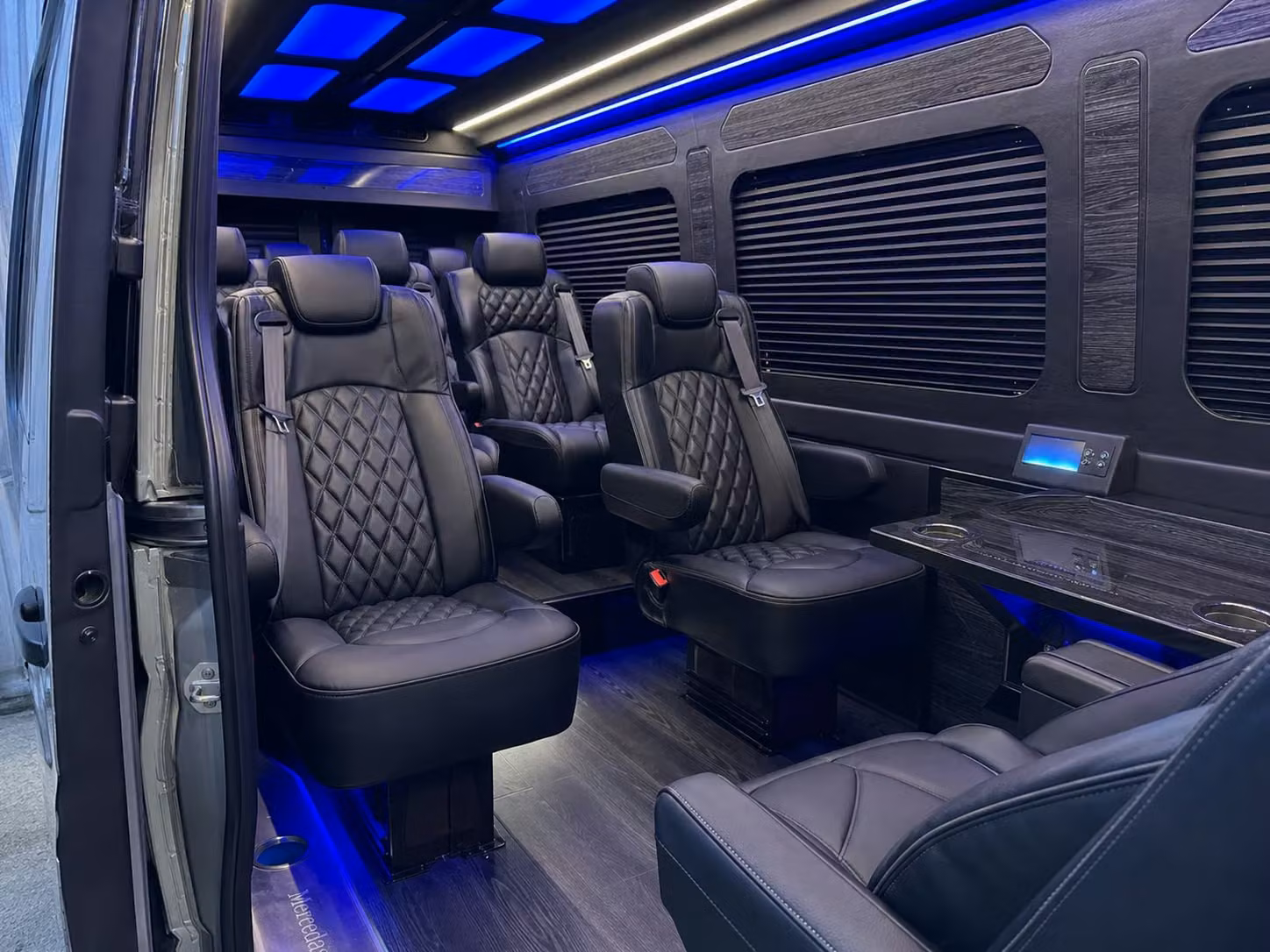 sprinter van transportation for groups and events across montgomery